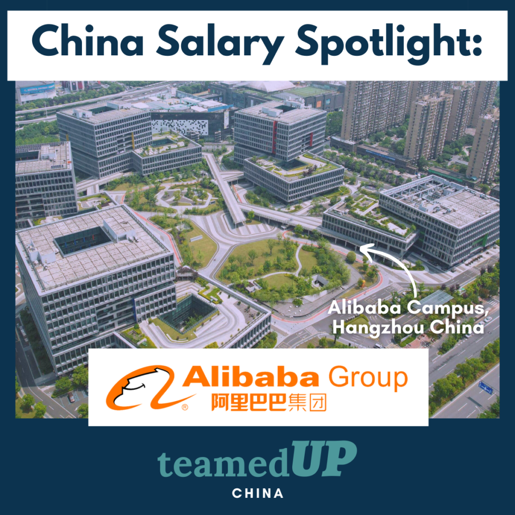 Alibaba - Average Salary Data - TeamedUp China