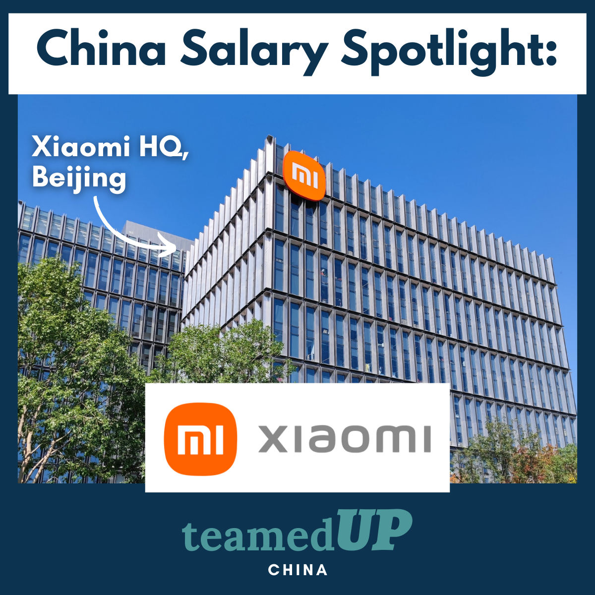 Xiaomi - Average Salary Data - TeamedUp China