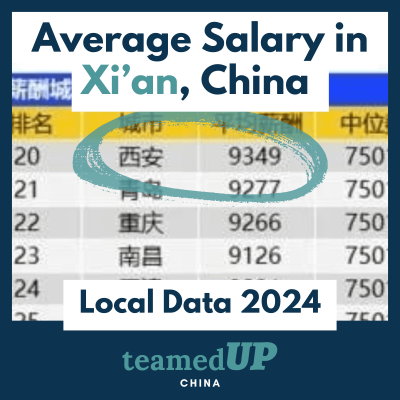 Average Salary in Xi'an China - TeamedUp China