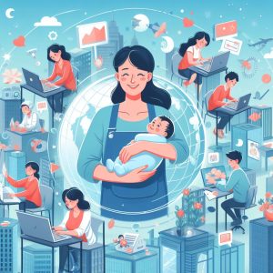 Mother on Parental Leave in China
